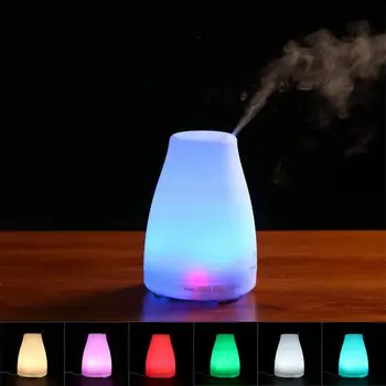 

Hot Mini Humidifier Night Light Electric Air Diffuser Ultrasonic Atomizer Desktop Essential Oil Aromatherapy Machine Adjustable
