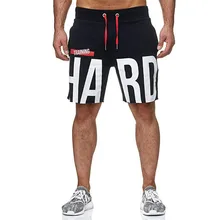 Летние популярные Стильные шорты мужские повседневные спортивные шорты до колен шорты для спортзала Фитнес Бодибилдинг хлопок дышащий Jogger пляжные брюки