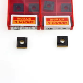 

10PCS SNMG120404L S CG2280S SNMG120404R S CG2280S lathe Cutter Hard Alloy Insert Turning Tools