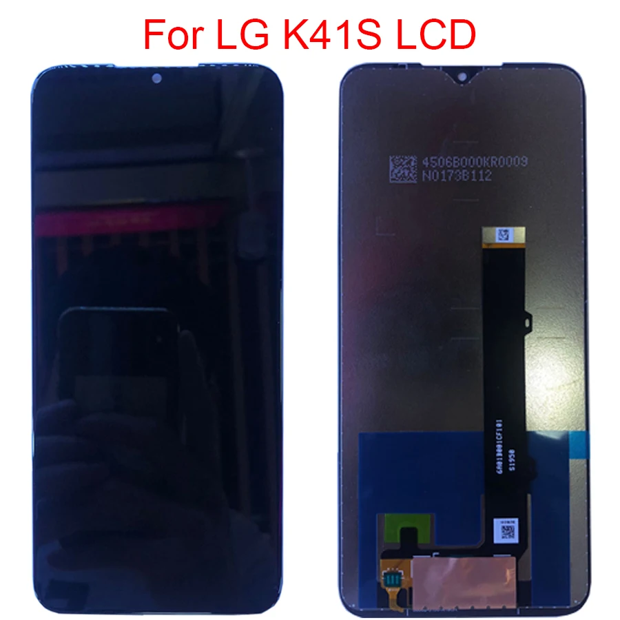100% Tested 6.55" For LG K41S LCD Display Touch Screen Digitizer Assembly Replacement LMK410EMW LMK410HM | Мобильные телефоны и