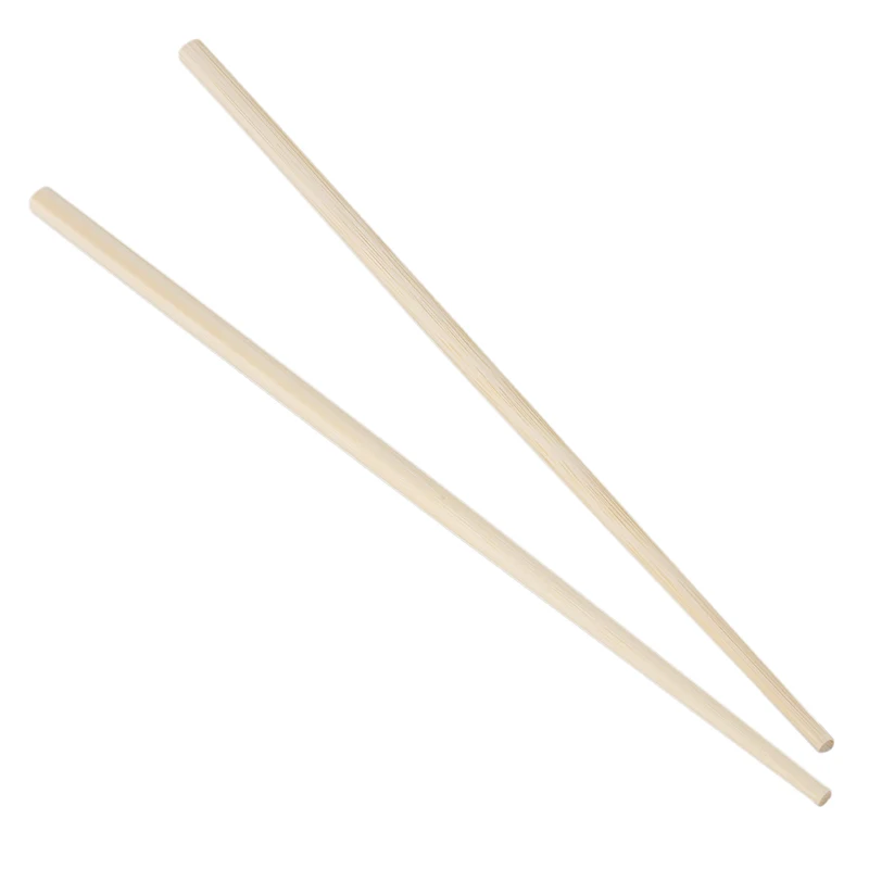 10 Pair 24cm Long Beige Bamboo Chinese Traditional Kitchen Chopsticks
