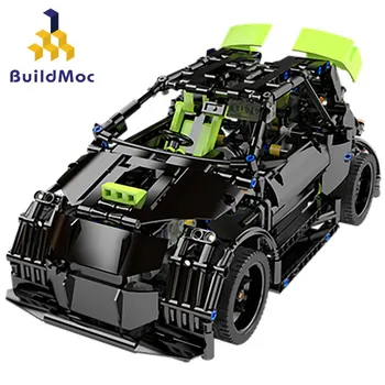 

Buildmoc 1722 Mirage 101 Super Racing Car building blocks Technic Sports Racer Vehicle Supercar Children Speed Bricks Toys Gift