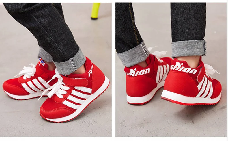 New Fashion Winter Children Breathable Soft Sneakers Girls Comfort Casual Shoes Boys Keep Warm Running Sports Tennis Shoes