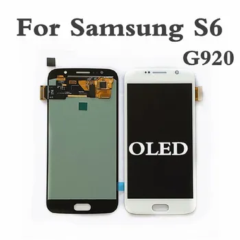 

OLED For Samsung S6 G920 LCD Display Screen For Samsung S6 Touch Digitizer For Samsung S6 G920F G920 Display Screen