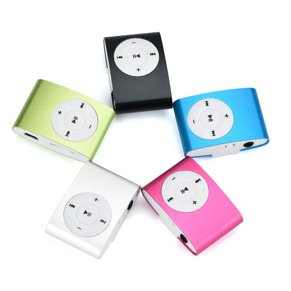 Мини USB Клип MP3 плеер ЖК-экран Поддержка 32 ГБ Micro SD TF карта металлический материал F815