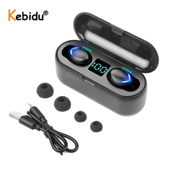 

TWS Wireless Headsets Hifi Sports Earphones Waterproof Bluetooth V5.0 Earphones For Samsung S9 Xiaomi 10 Iphone 8 XS 11 Pro Max