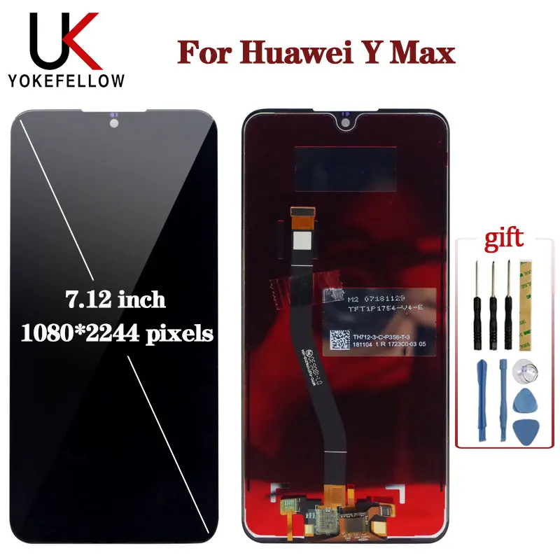 LCD Display For HUAWEI Y Max Touch Screen Digitizer AAA+++ Quality Display Assembly for Huawei Y Max  Replacement Display