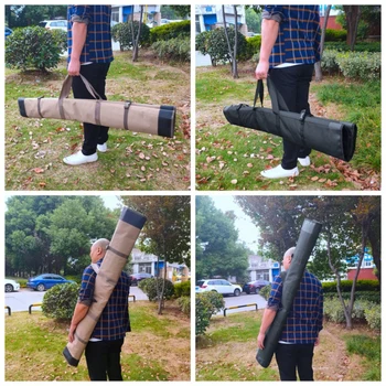 

Fishing Rod Carrier Fishing Spool Storage Bag Handbag Multi-purpose Fishing Rod Storage Bag Tools