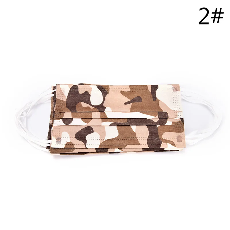 1/5/10Pcs Cute Cartoon Non-woven Mouth-muffle Flu Face Medical Mask KAWAII Disposable Mouth Mask Anti-dust Windproof Masks - Color: 10pcs