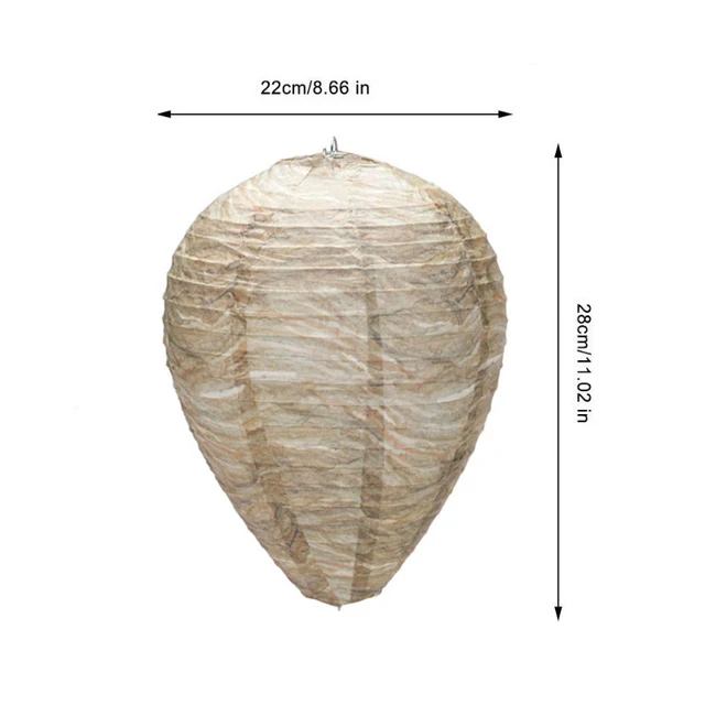 1-2 Db Méhkas Lámpás Biztonságos Szimulált Méhsejt Lógó Darázs-Riasztó Hamis Darázs Fészek Csalása Szabadtéri Otthoni Kerti Kiegészítők Számára - Image 6