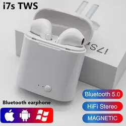 I7s TWS bluetooth гарнитуры наушники беспроводные наушники наушник для Iphone Xiaomi huawei