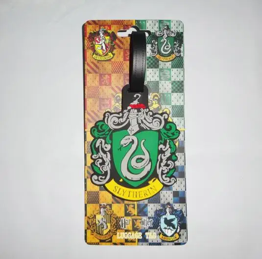 Harri Potter Platform 9 3/4 Хогвартс Гриффиндор Слизерин Ravenclaw Hufflepuff багаж идентификатор метки адрес держатель багажные ярлыки - Цвет: 36