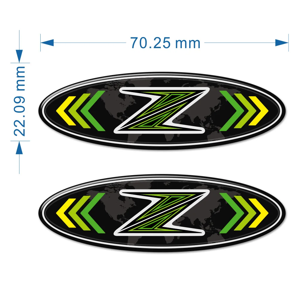 Наклейка на шлем Z125 Z400 Z650 Z750 Z800 Z900 Z1000 H2 H2R Z900RS для Kawasaki наклейка эмблема Z ABS