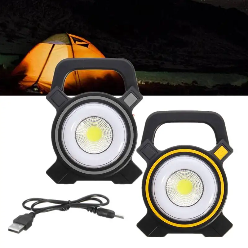 30W Portable USB Rechargeable COB LED Flood Light Outdoor Garden Work Spot Lamp 