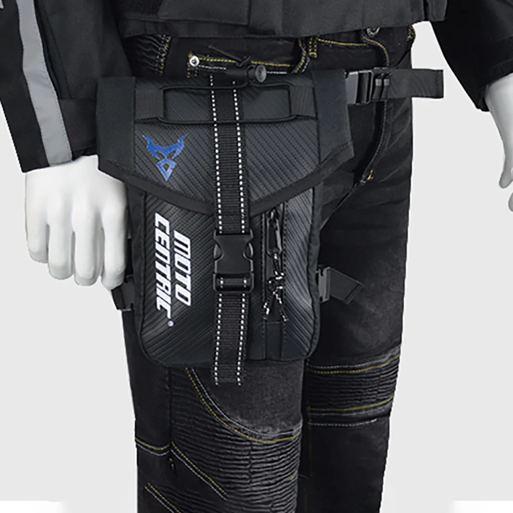 Men Women Motorcycle Leg Bag Storage Multifunctional Waterproof Riding Travel Zipper Oxford Cloth Waist Documents Package