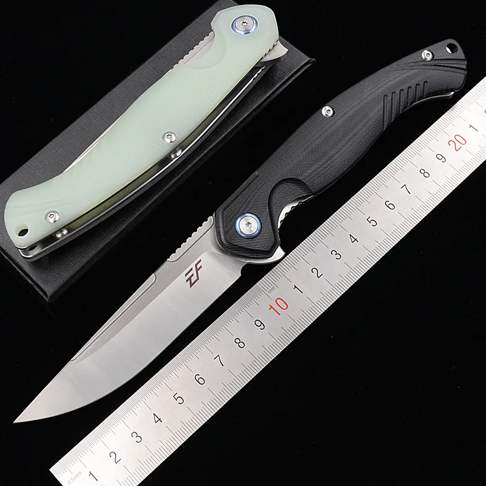 Eafengrow сделано TopQ настоящий D2 стальной шарикоподшипник Флиппер складной G10 Кемпинг Охота кухня выживания Открытый EDC инструмент нож|Ножи|   | АлиЭкспресс