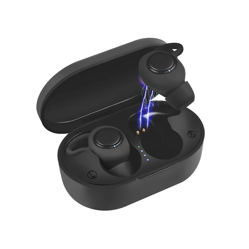 black A13 Bluetooth наушники 5,0 высокого качества с зарядным устройством беспроводные наушники-вкладыши спортивные водонепроницаемые с микрофоном гарнитура - Цвет: black