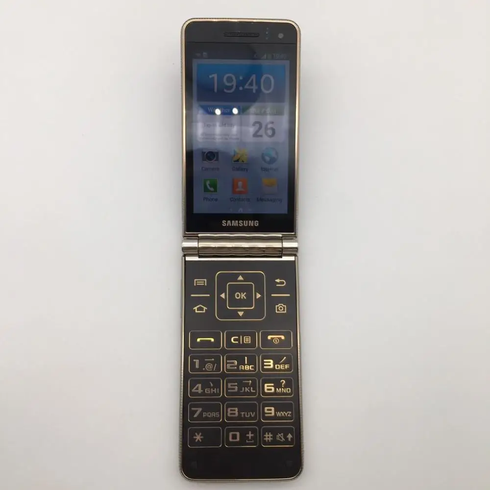 Original Samsung Galaxy I9235 Dual-core 3.7 Inches 1.5GB RAM 16GB ROM 8MP Camera Unlocked Flip Android mobile phone
