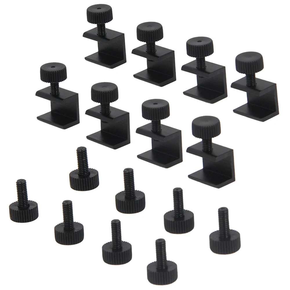 8PCS/4PCS Ender3 Pro Glass Bed Clips Clamps Adjustable 3D Printer Heat Bed Fixed Clips for Ender3/pro/V2/3S,Ender 5/CR-10 Series