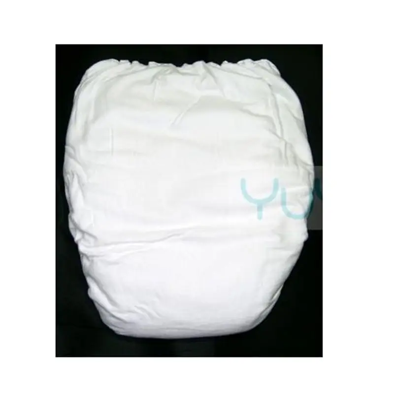 Cotton AIO Adult Diaper/ incontinence pants /Nighttime Cloth Diaper NICEDIAPER 2006-WHITE-90-130CM