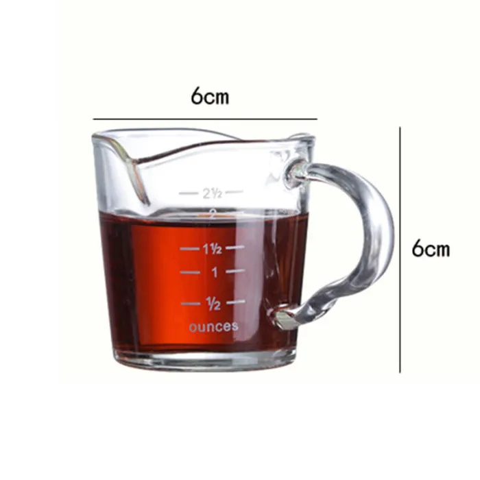 Термостойкая два носика стеклянная кофейная мерная чашка для дома и кухни MYDING