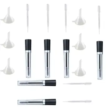 

2 Sets 10ml Empty Mascara Tube With 3pcs Droppers 3pcs Funnels For DIY Mascara Eyeliner (Empty Tube + Droppers +Funnels )