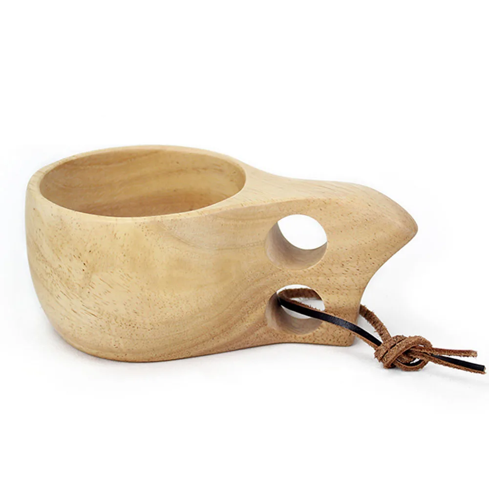 250ml Handmade Beech Wooden Cups Nordic style Finnish Traditional Outdoor Wood Wine Cups Elephant Coffee Tea Cups 35/170/200/250ML - Цвет: 250ml