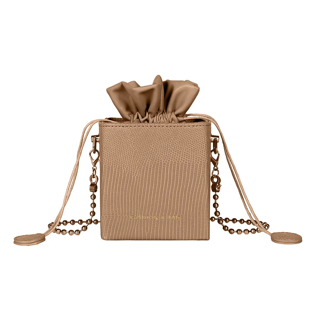 Милые женские сумки Простые универсальные Женские Крошечные сумочки через плечо кожаная сумка Один клатч сумка-почтальон мини