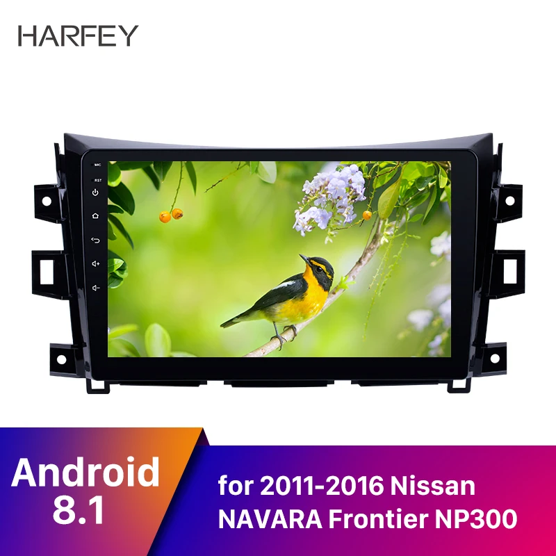 Harfey Android 8 1 автомобильное радио GPS для 2011-2016 Nissan NAVARA Frontier NP300 Renault Alaskan тачскрин