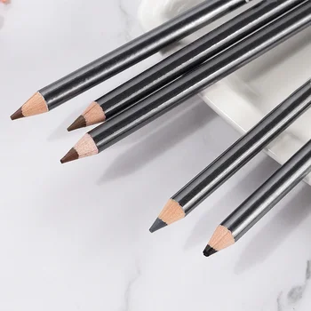

1PCS Black Eyeliner Pencils Long-lasting Waterproof Eyeliner Stamps Natural Color Smudge-Proof Eyeliner Pen Makeup Liquid