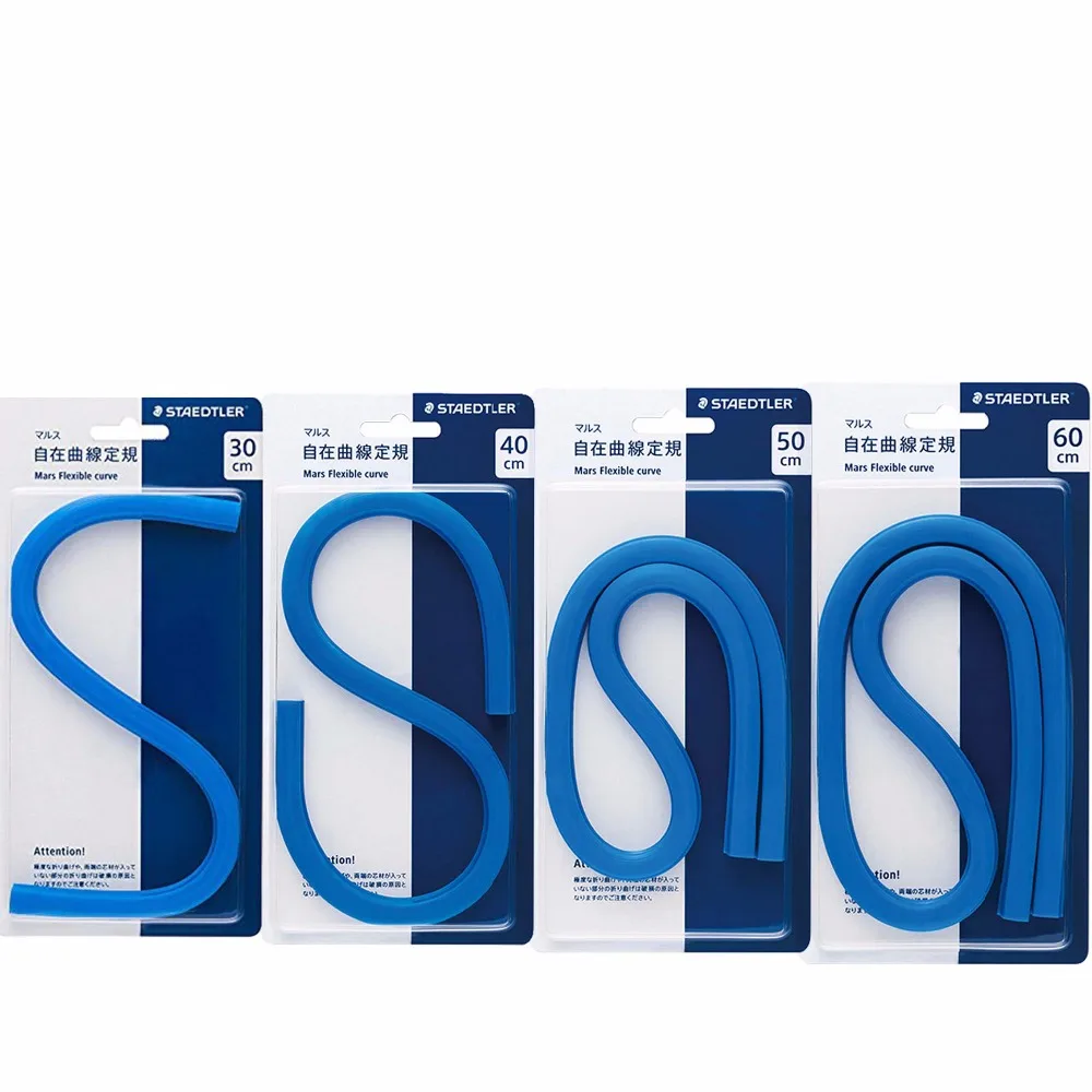 Гибкая изогнутая линейка Staedtler Mars 971 62 30/40/50/60 см чертежный механический