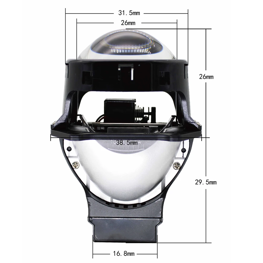 TAOCHIS Aozoom 3,0 дюймов 12 В 5800LM 5500k с охлаждающим вентилятором Bi светодиодный объектив проектора для автомобильных фар