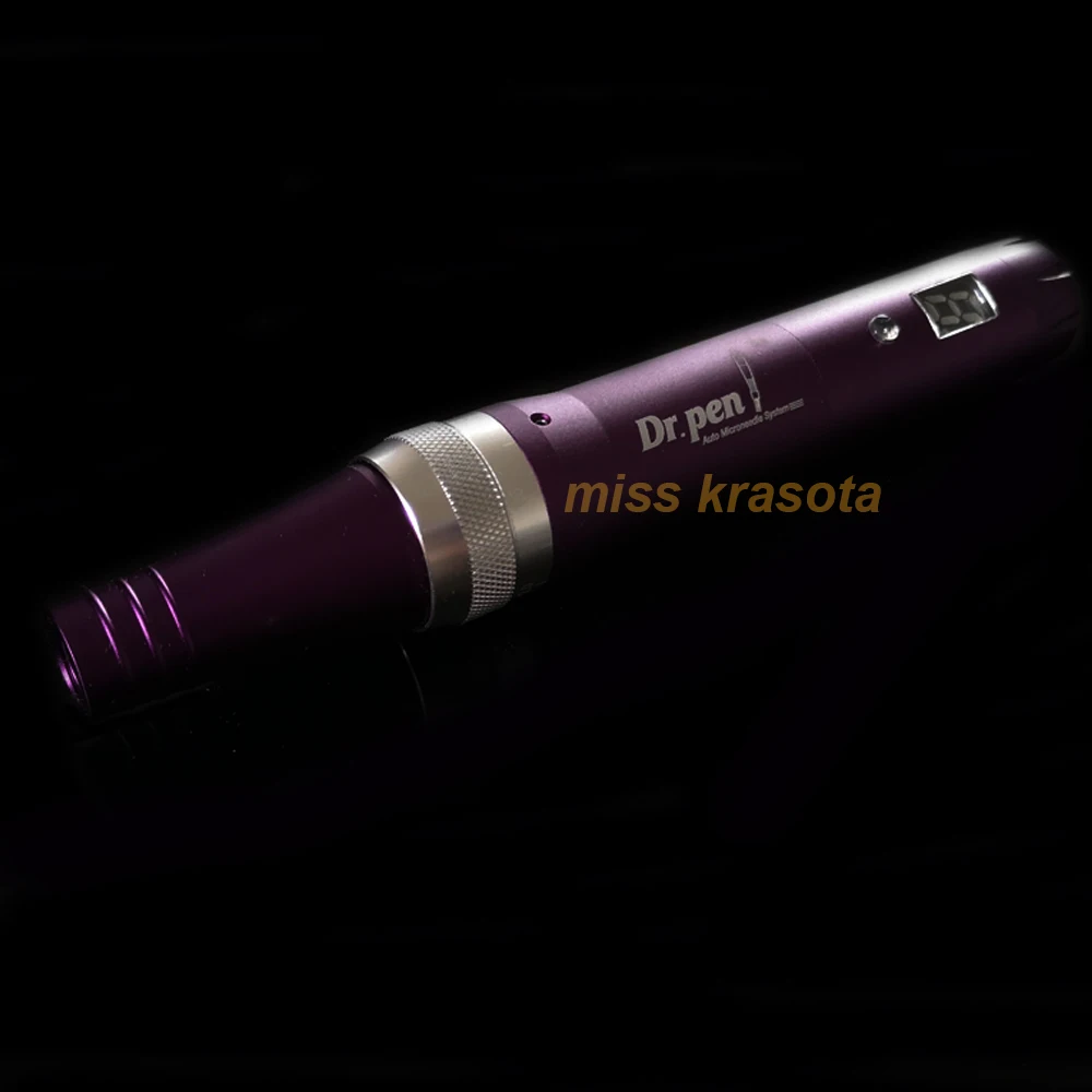 dr. pen X5-W беспроводной Дерма микро игла ручка с винтом и иглой картридж цифровой дисплей уход за кожей лица ручка