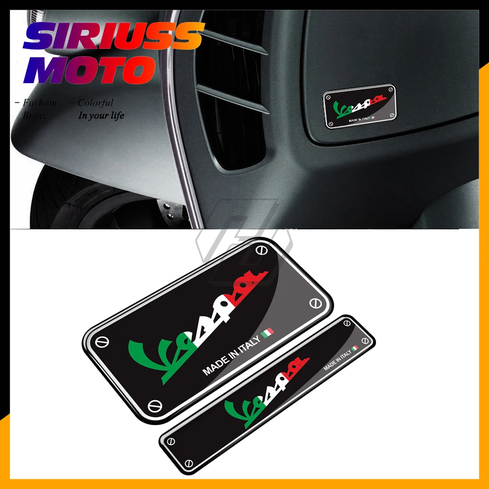 3D Motorcycle Decal Made In Italy Sticker Case for Piaggio Vespa GTS GTV LX Sprint Primavera | Автомобили и мотоциклы