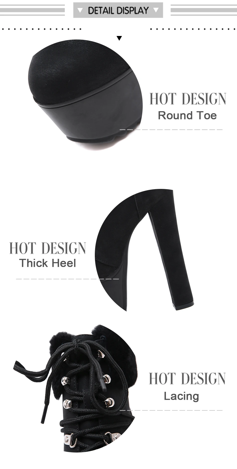 autumn winter short boots