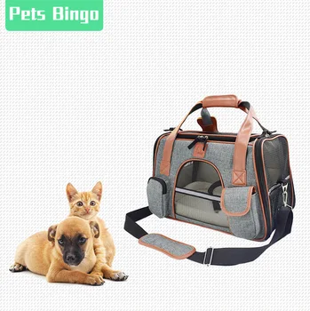 

Pets Bingo Breathable Cat Backpack Portable Dog Handbag Travel Carrier Packbag Multifunctional kitten Bag for<7kg Pet