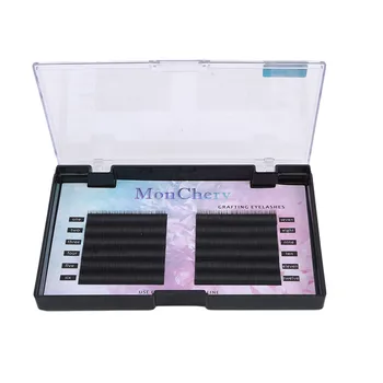

Women Soft Natural Long Fake Eye Professional Makeup Individual Cluster Eyelashes Grafting Fake False Eyelashes 0.8-1.3cm