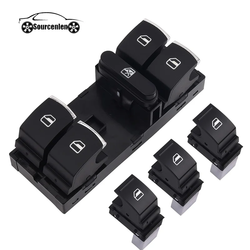 Электрический переключатель стеклоподъемника для Volkswagen VW Golf MK5 6 Jetta Passat B6 Tiguan Rabbit