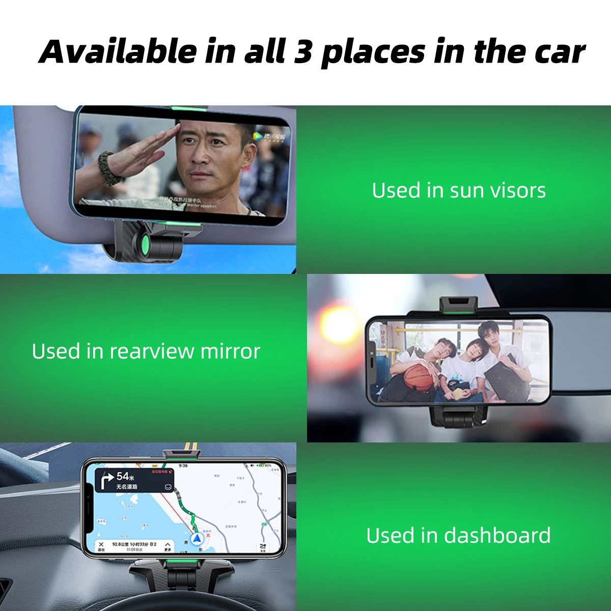 Car Mobile Support Dashboard Easy Clip Mount Telephone Holder No Magnetic Car Phone Number In The Car Universal Phone Holder phone holder for car cup holder