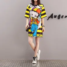 Г. Весенне-летняя универсальная рубашка с короткими рукавами, популярная в тайском стиле, с героями мультфильмов свободная крутая футболка средней длины