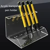 Acrylic Transparent Pen Holder Display Stand Multifunctional Pen Display Stand 6/12-Slots Eyebrow Pen Stand Makeup Brush Rack 1