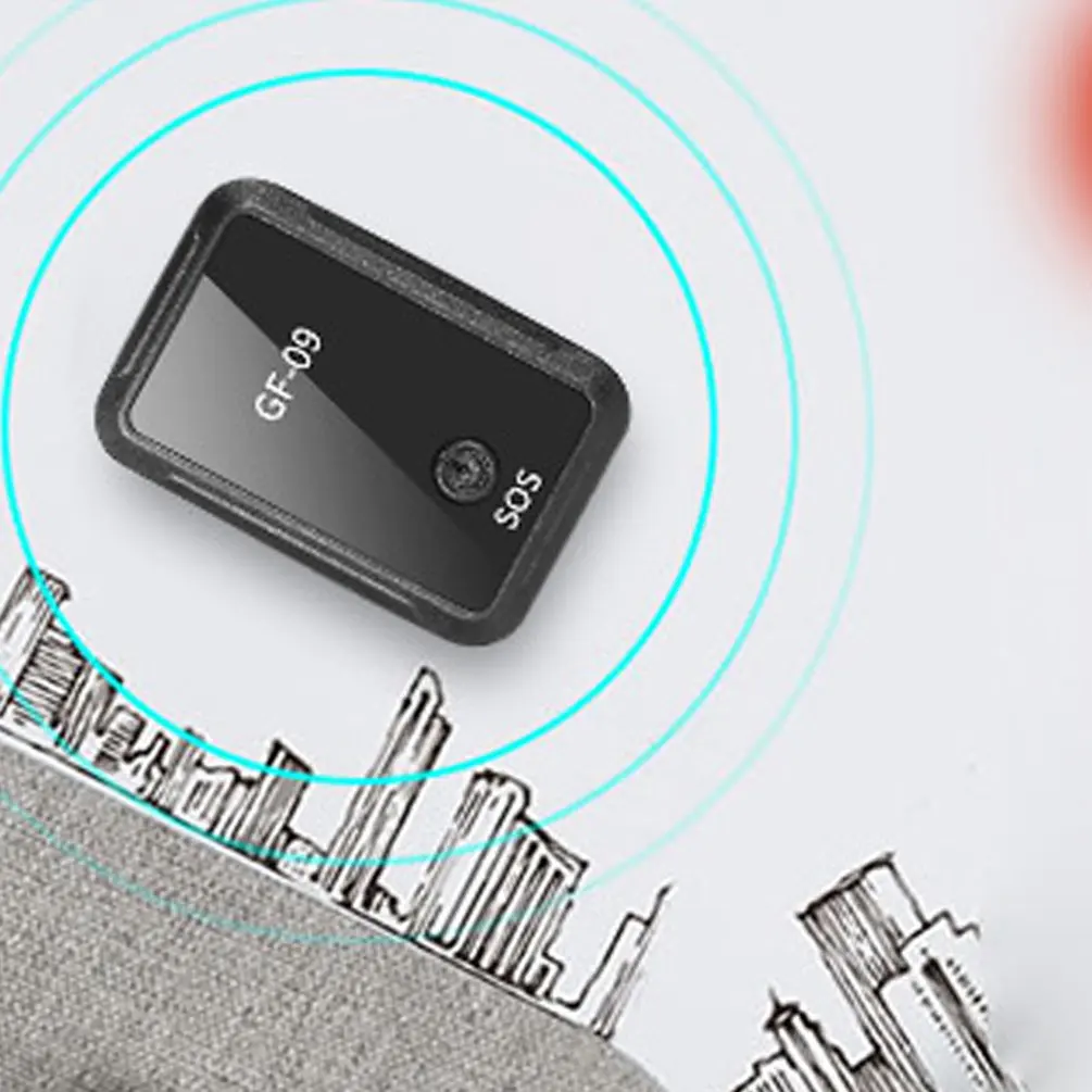 Gf-09 мини Gps трекер приложение управление защита от кражи локатор Магнитный диктофон для автомобиля/человека местоположение