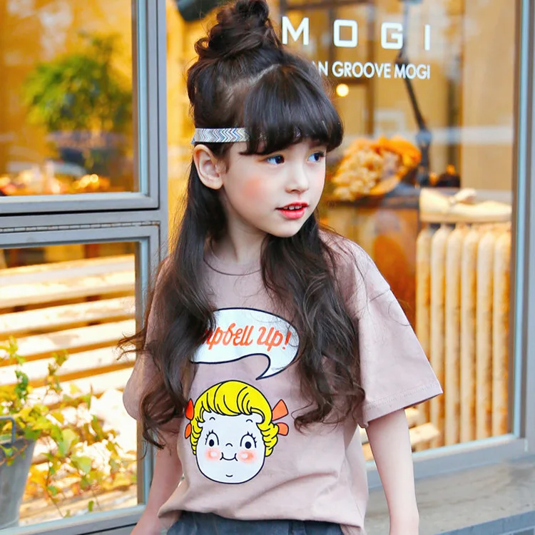 

100% Cotton T Shirt Short Sleeve Summer Funny Cartoon T shirts for Boys Girls Casual Tees Spring Autumn Children Kids Clothes