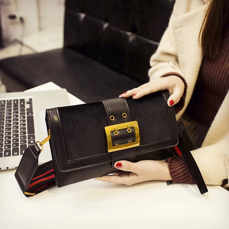 New Wide Shoulder Messenger Bag