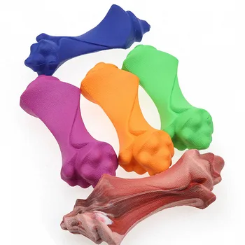 

Rubber Bone Dog Toys Teeth Cleaning Chew Toys Puppy Training Grinding Molar Toys Bite Resistant Simulation Bone Pet Supplies
