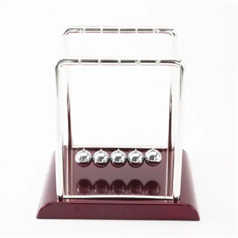 

Newton's Cradle Steel Balance Ball Physics Science Pendulum Desk Toys Games Desk Home Decoration