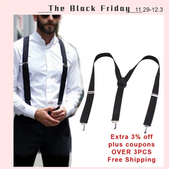 

Elastic Y-Shape Adjustable Braces Unisex Mens Womens Pants Braces Straps Belt Clothing HOTClip-on Suspenders