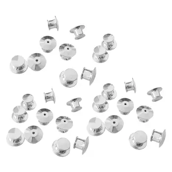 

50Pcs/Pack 7x10mm Luggage Metal Solid Nail Screw Round Flat Head Belt Strap Rivets DIY Crafts Badge Leather Accessories