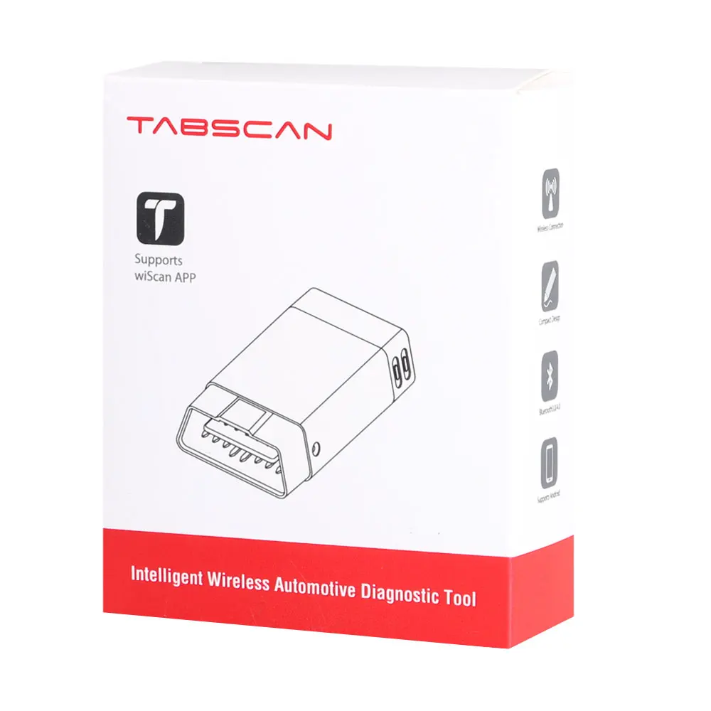 Tabscan T1 Bluetooth OBDII сканирующий инструмент для Android портативное умное диагностическое устройство
