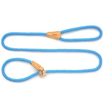 

Pet Cat Dog Leash Collar Integrated Round Rope Rustless Buckle Traction Rope Dogs Collars Leather for Small and Medium Pets